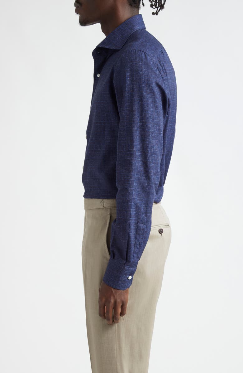 ISAIA Button-Up Shirt, Alternate, color, Blue