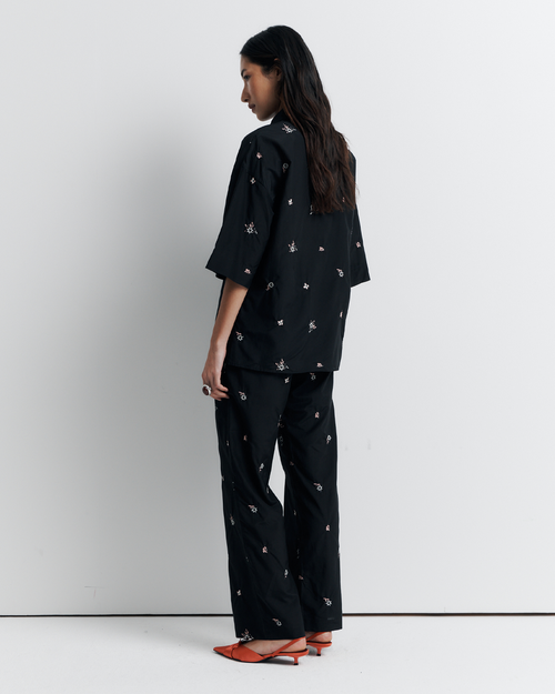 Romy Nightshade Shirt In Black