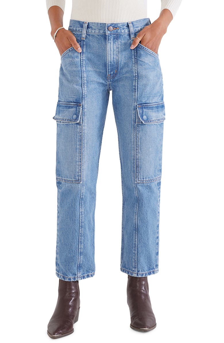 ÉTICA Pax Cargo Crop Straight Leg Jeans, Main, color, 