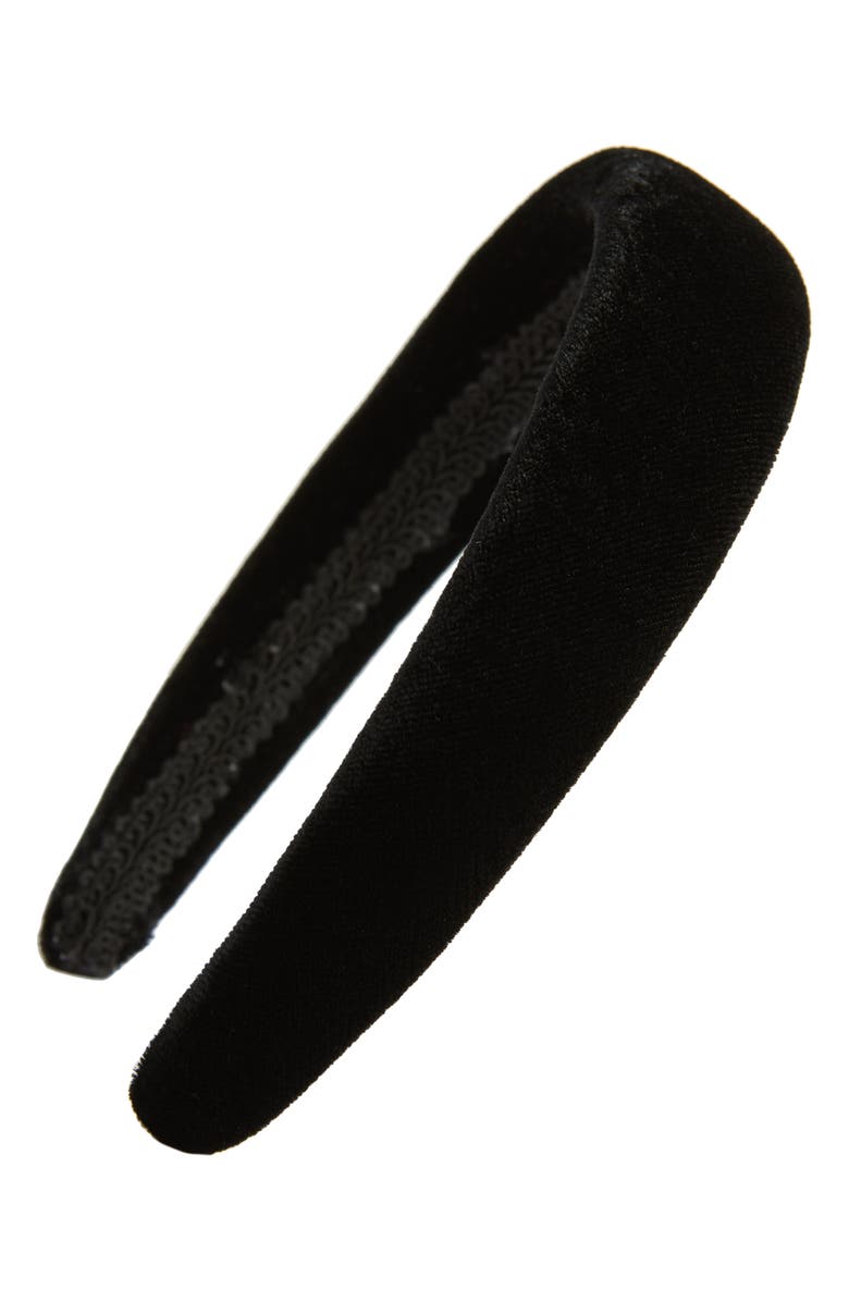 Tasha Velvet Headband, Main, color, 