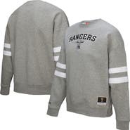 Mitchell & Ness Women's Mitchell & Ness Heather Gray New York Rangers Logo Lightweight Pullover Sweatshirt