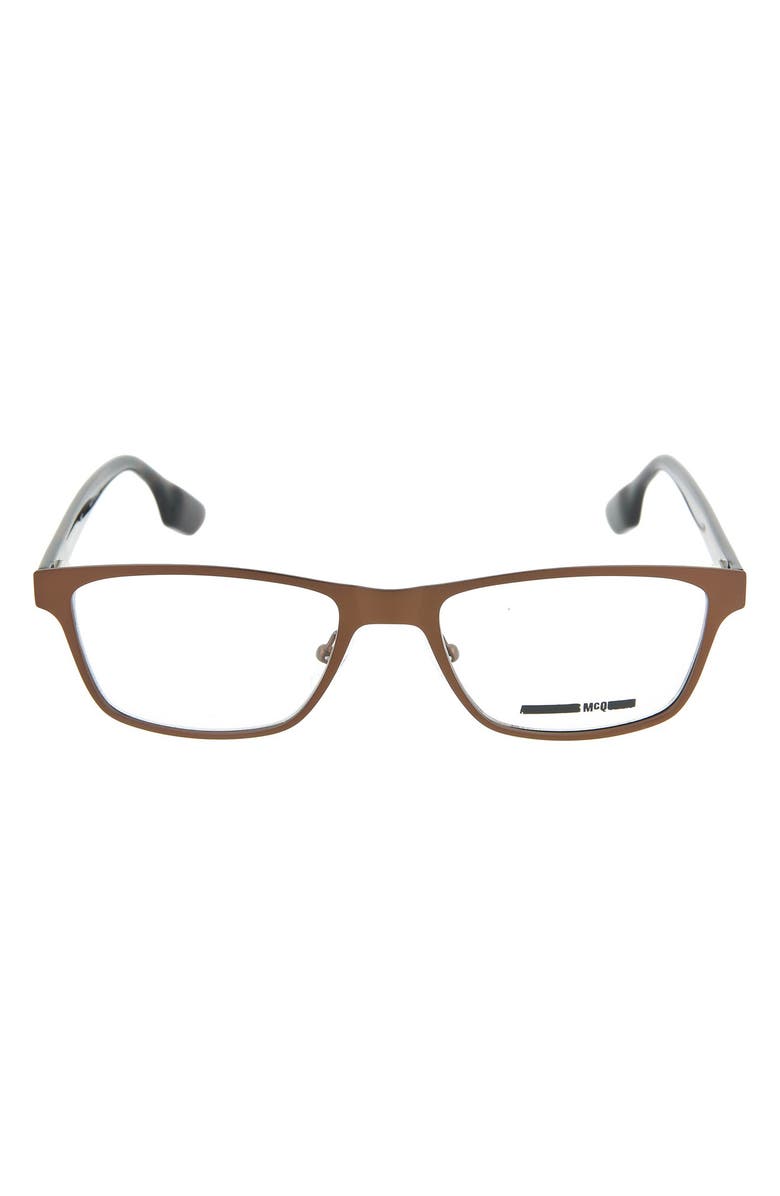 MCQ BY ALEXANDER MCQUEEN 53mm Rectangular Optical Frames, Main, color,