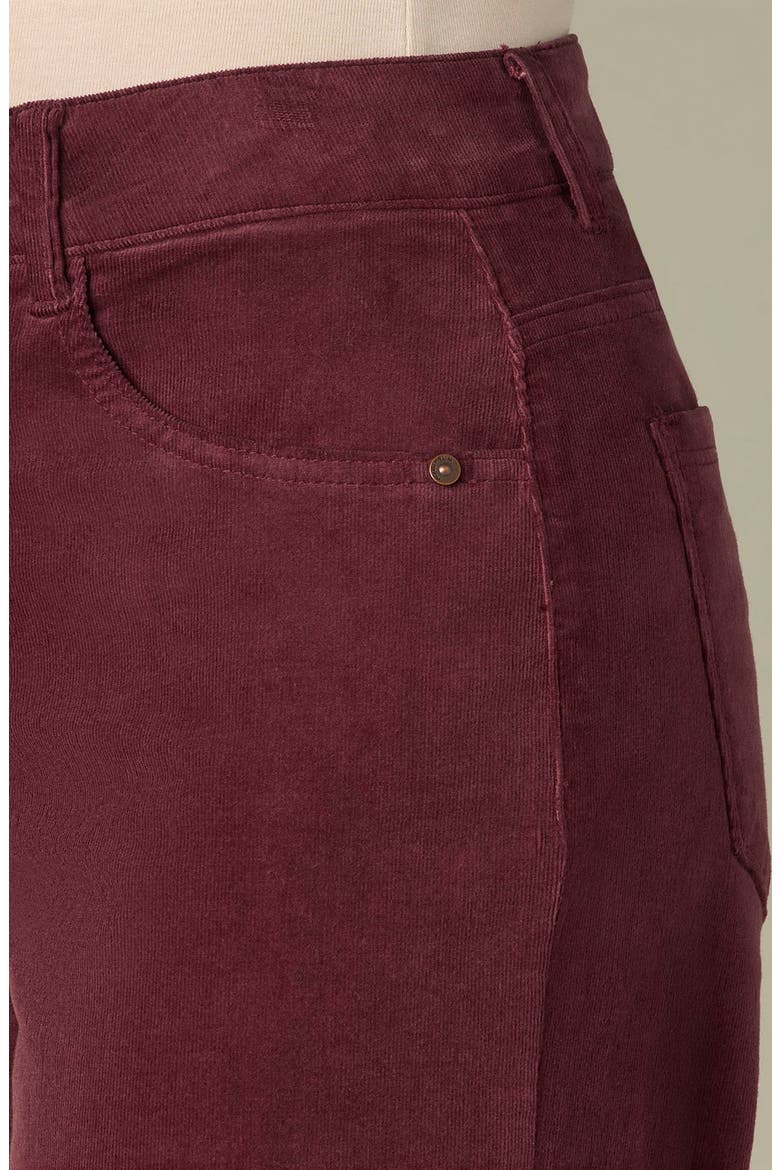 Sam High Waist Wide Leg Corduroy Pants, Alternate, color, FIG JAM