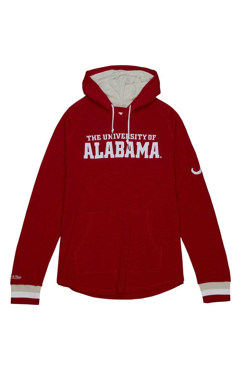 Mitchell & Ness Men's Mitchell & Ness Crimson Alabama Crimson Tide Legendary Raglan Pullover Hoodie, Alternate, color, Crimson