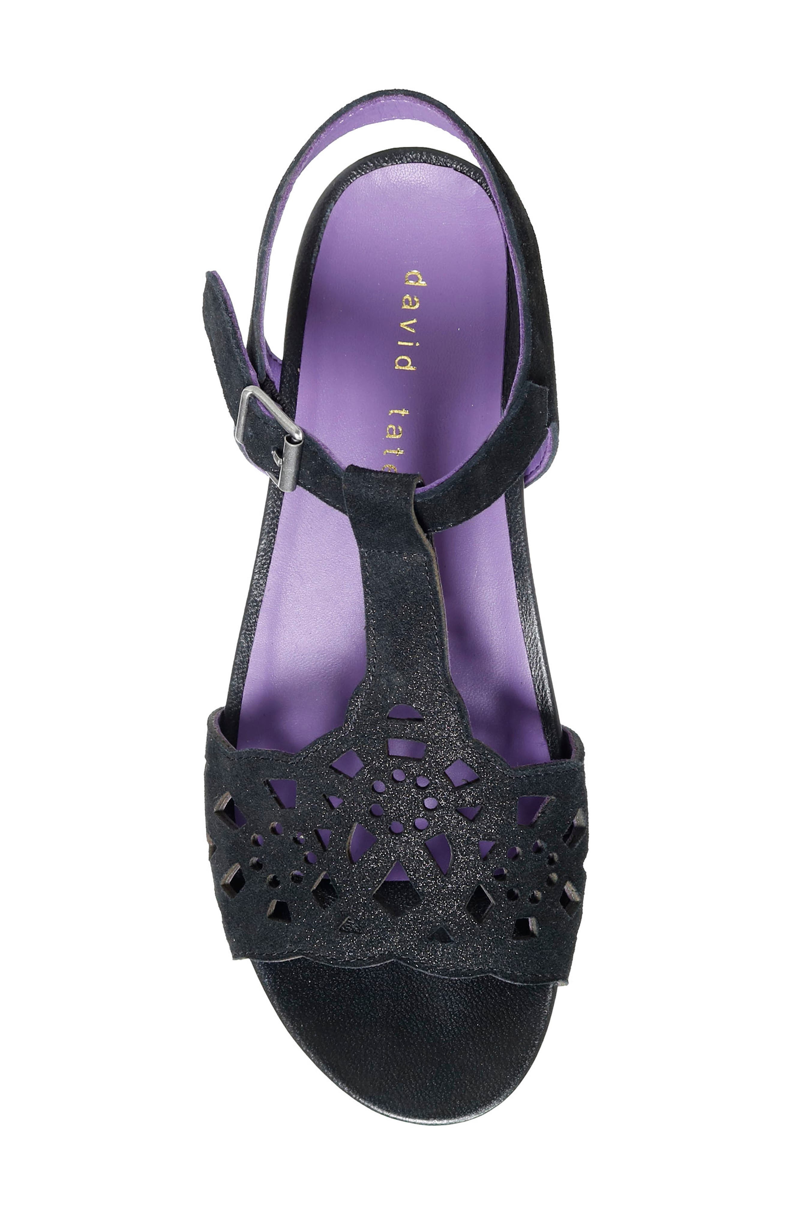 David Tate Oslo Wedge T-Strap Sandal, Alternate, color, 