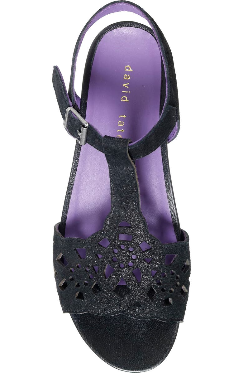 David Tate Oslo Wedge T-Strap Sandal, Alternate, color,