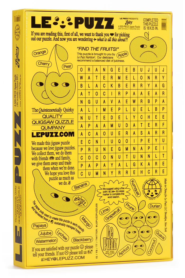 Juicy 500-Piece Puzzle, Alternate, color, JUICY