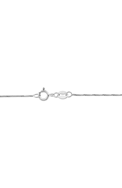 Effy Sterling Silver Diamond Swirl Pendant Necklace In Silver