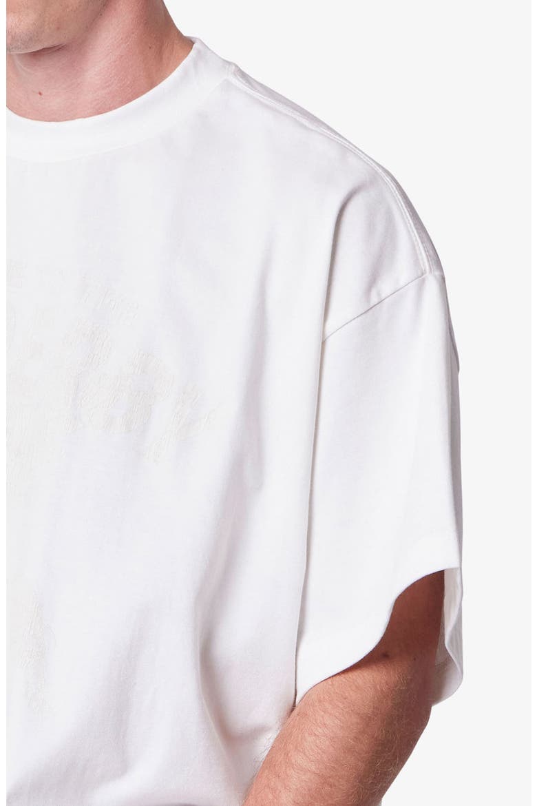 Moth Eaten Crop T-Shirt, Alternate, color, WHITE
