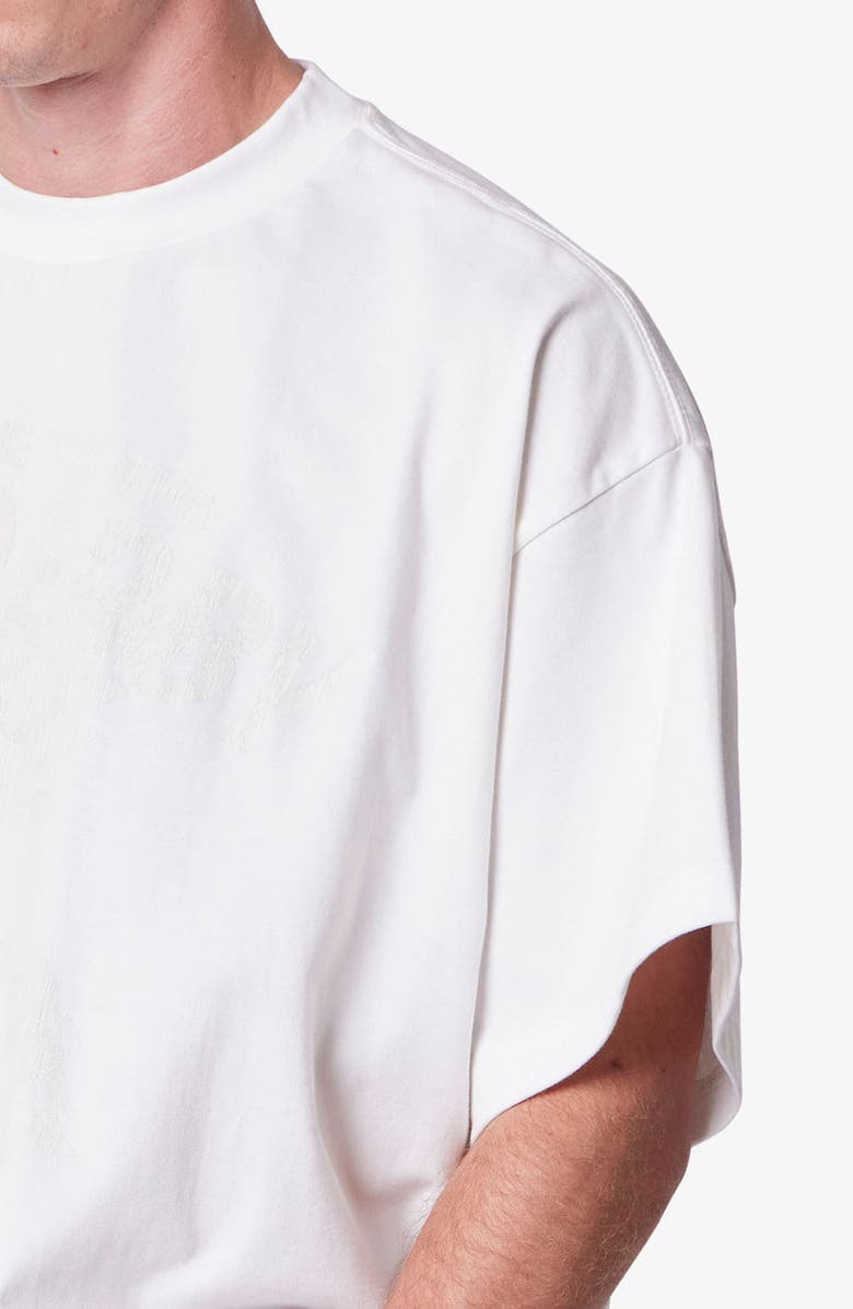 mnml Moth Eaten Crop T-Shirt, Alternate, color, 