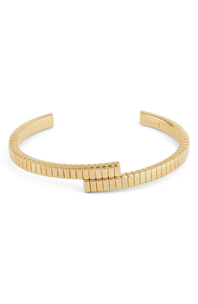 IVI Los Angeles Slim Joia Twist Cuff Bracelet, Main, color, Yellow Gold