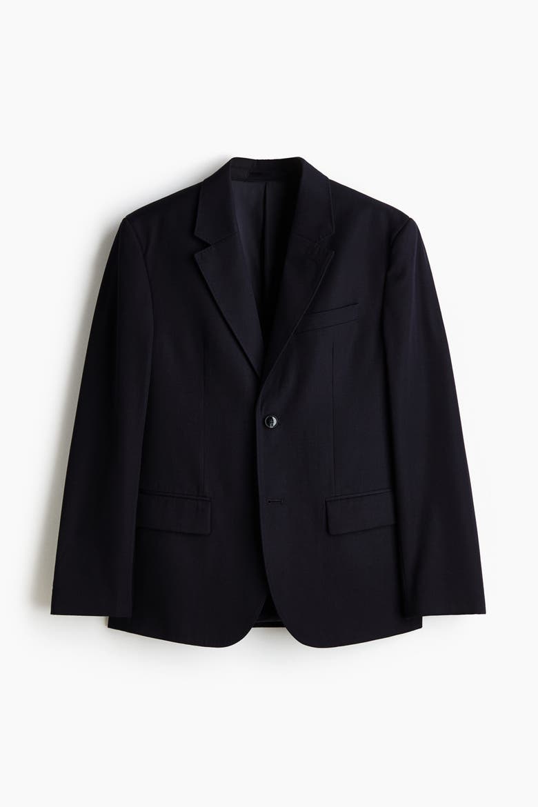 Relaxed Fit Jacket, Alternate, color, Navy blue