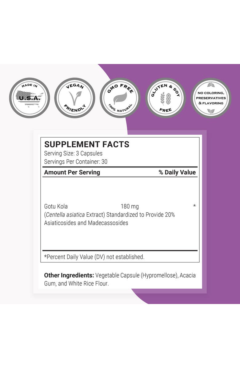 SuperSmart Centella Asiatica Gotu Kola, Alternate, color, NO COLOR