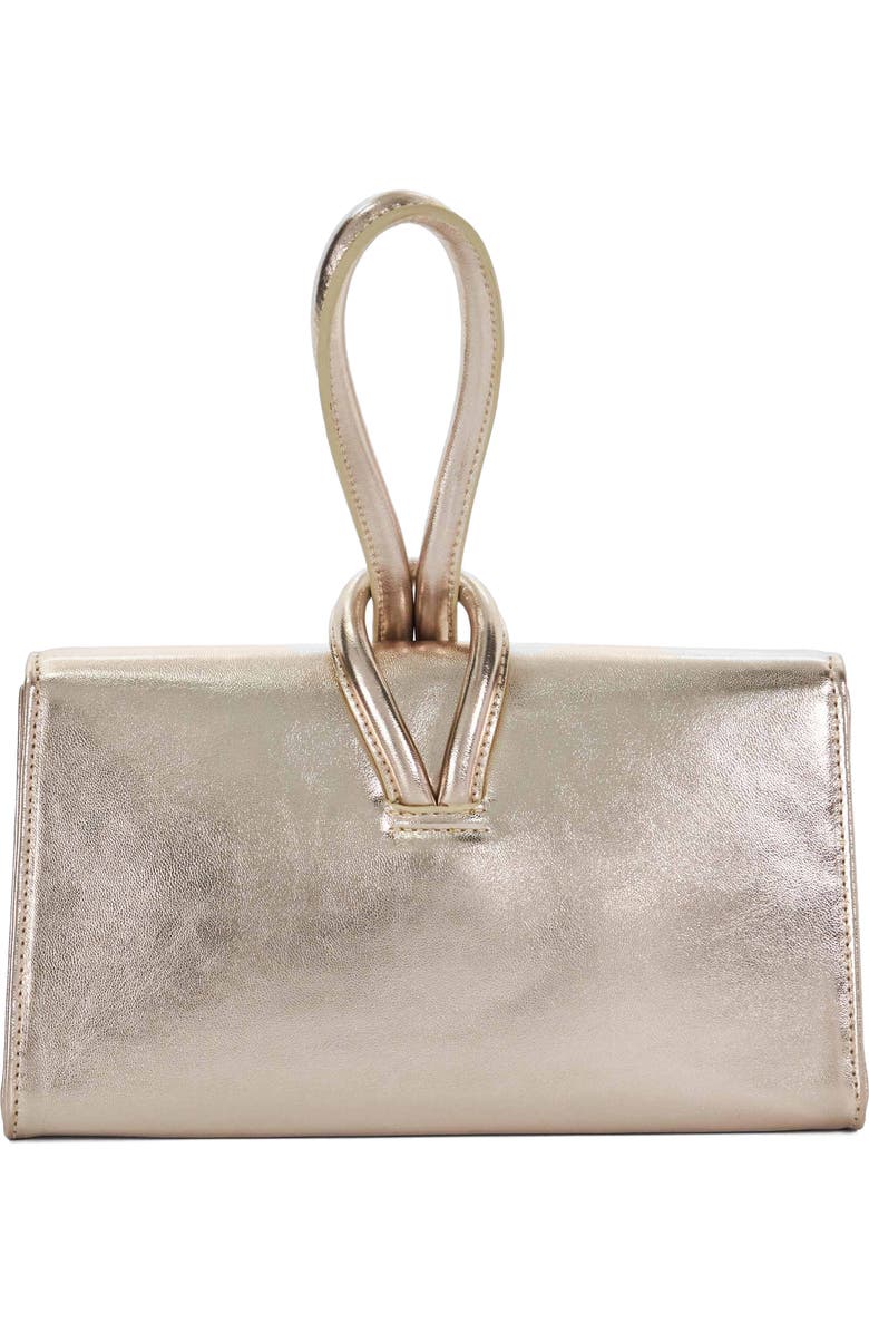 Dune London Brynie Faux Leather Wristlet, Alternate, color,