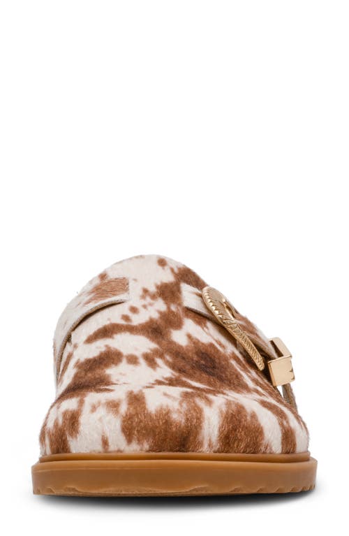 Dolce Vita Dv By Yeehaw Faux Calf Hair Mule In Animal Print