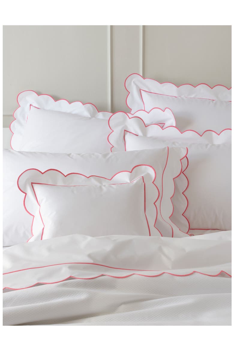 Butterfield 500 Thread Count Cotton Percale Pillowcases, Alternate, color, AZALEA