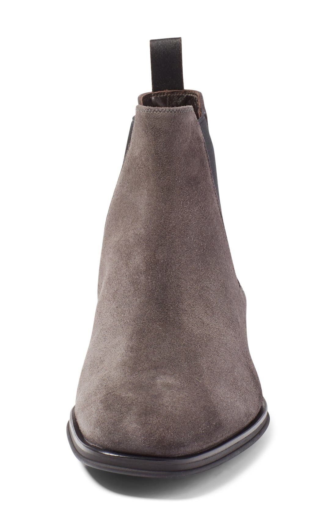 Enrico Chelsea Boot, Alternate, color, GREY SUEDE