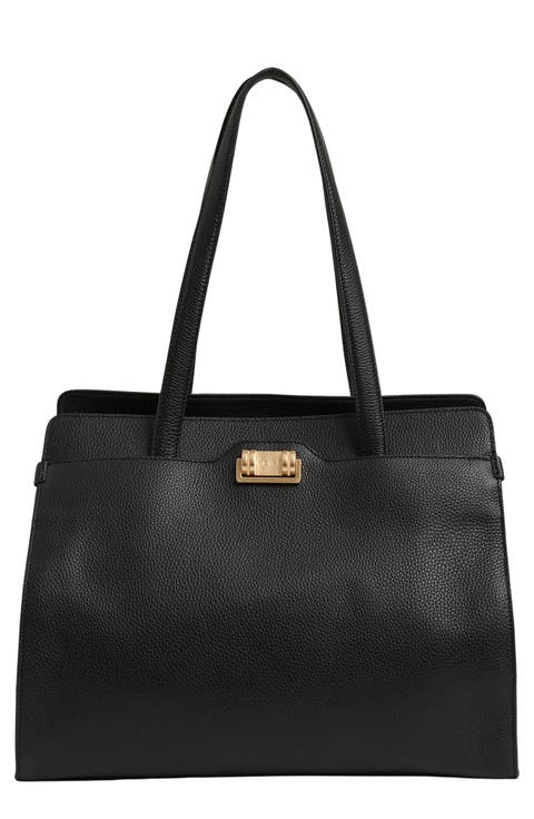 Delphine Leather Tote