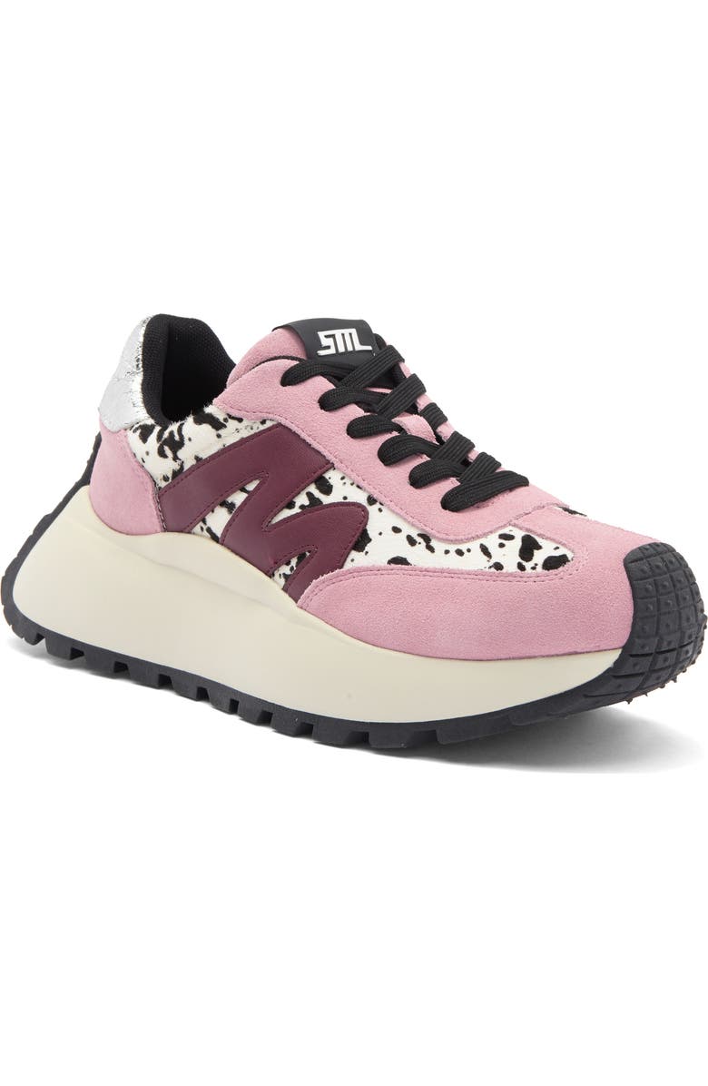 Steve Madden Supercampo Platform Sneaker, Main, color, Pink Multi