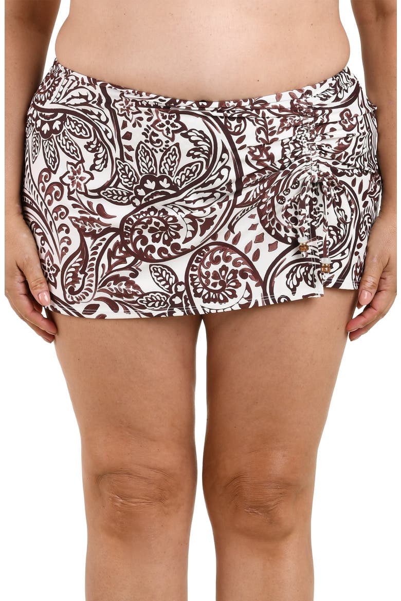 Painted Pasiley Skirted Swim Bottoms video