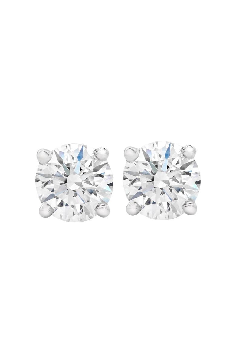 Bliss Diamond 2 1/2Ct T.W. Lab Grown Diamond Screw Back 14k Gold Studs, Main, color, 14K White Gold