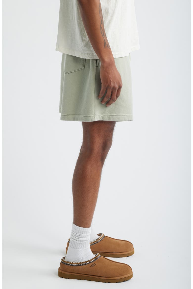 Relaxed Sweat Shorts, Alternate, color, SAGE