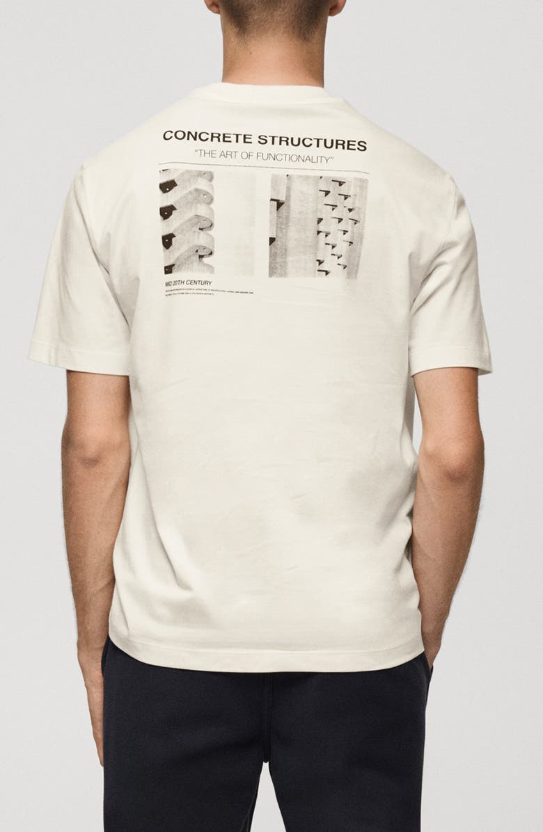 MANGO Concrete Structures Graphic T-Shirt, Alternate, color, 