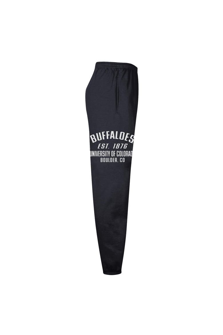 Men's Champion  Black Colorado Buffaloes Powerblend Banded Fleece Sweatpants, Alternate, color, Black
