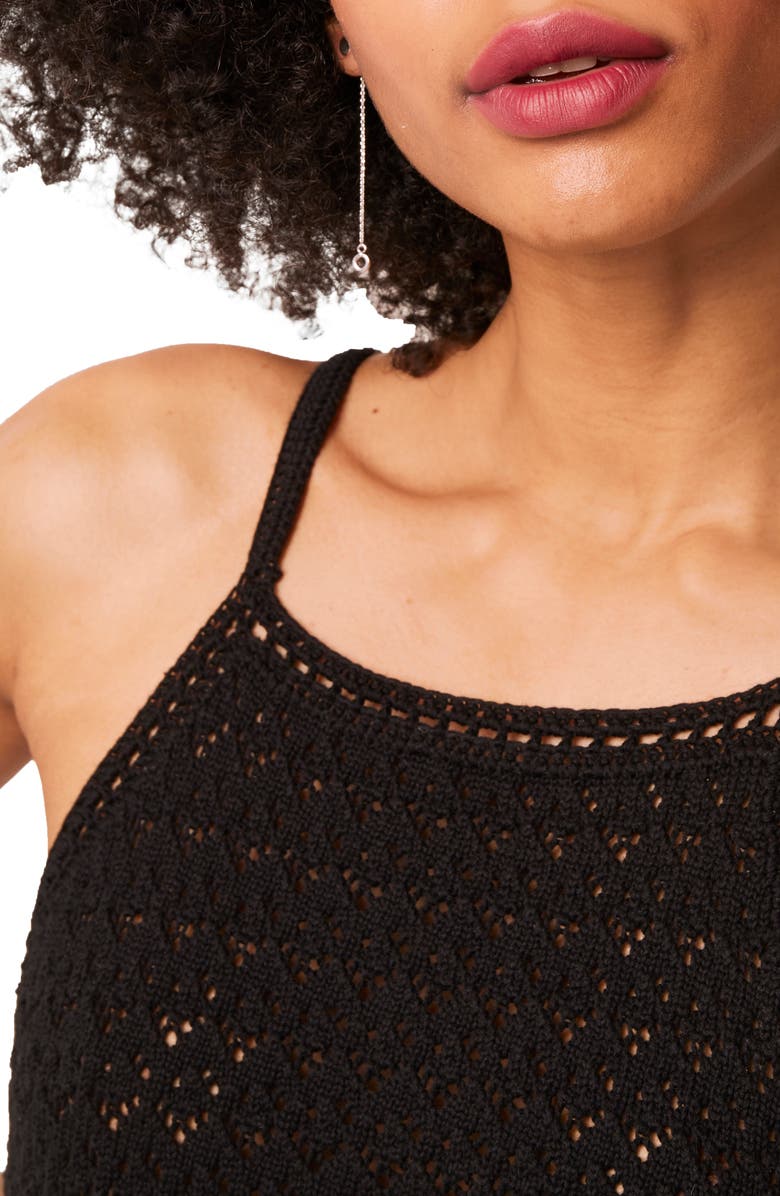 French Connection Nora Crochet Sleeveless Top, Alternate, color, 