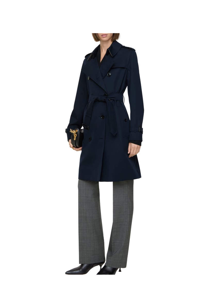 Burberry Mid-length Kensington Heritage Trench Coat, Alternate, color,