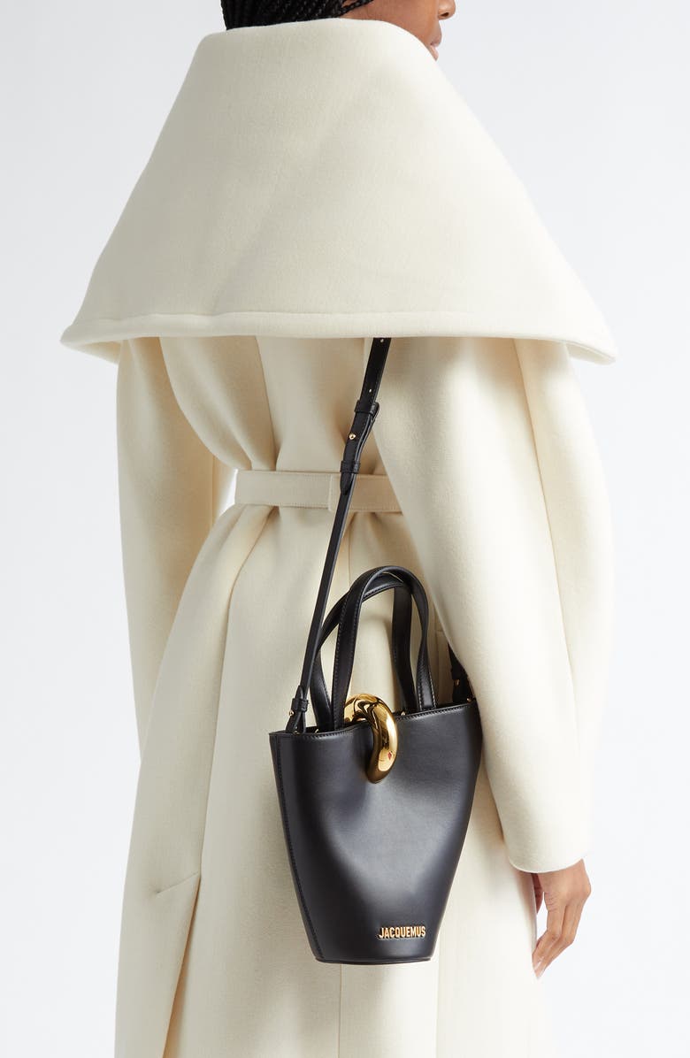 Jacquemus Le Petit Bambola Leather Bucket Bag, Alternate, color,