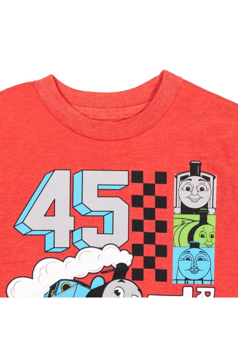 2-Pack Long Sleeve T-Shirts, Alternate, color, Gray/Red