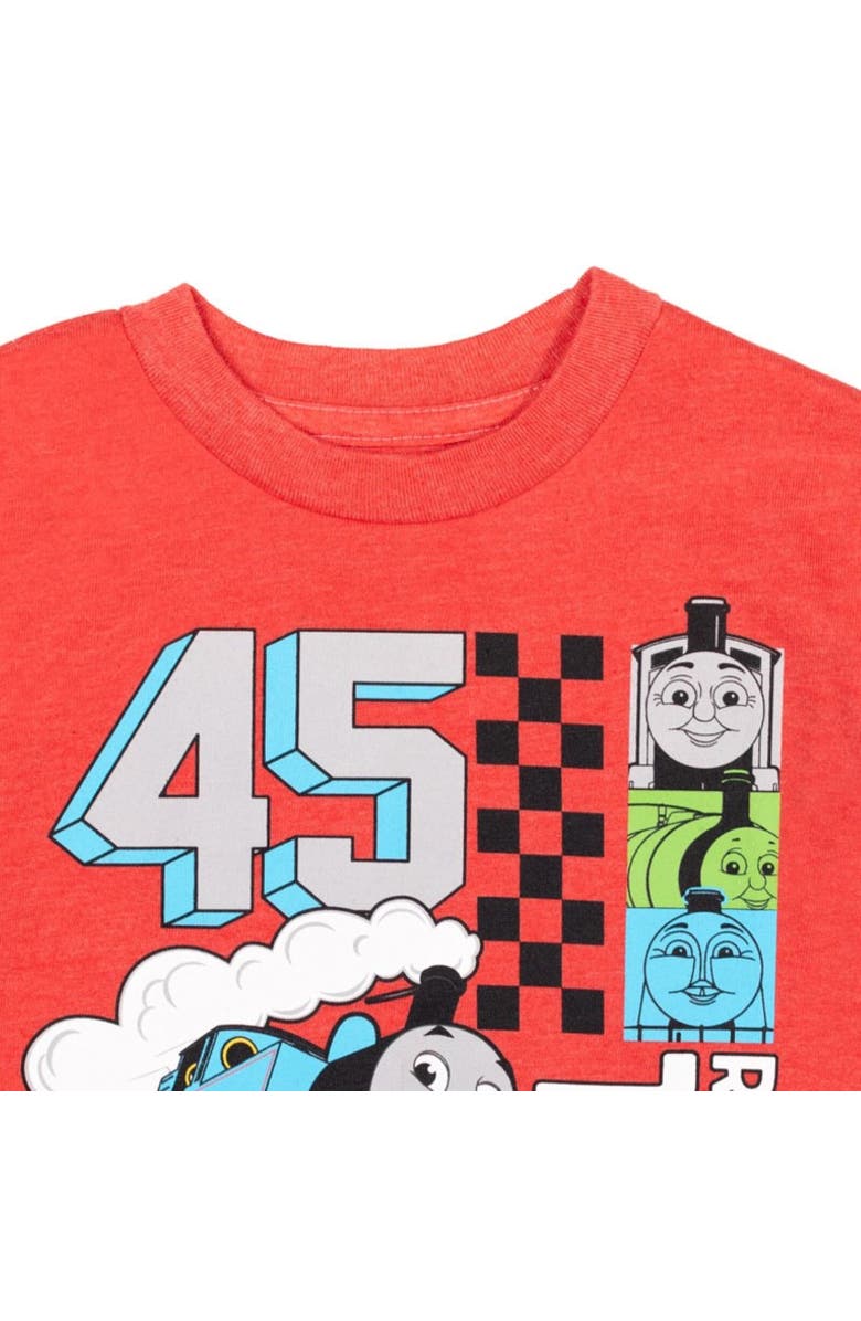 THOMAS & FRIENDS 2-Pack Long Sleeve T-Shirts, Alternate, color, Gray/Red