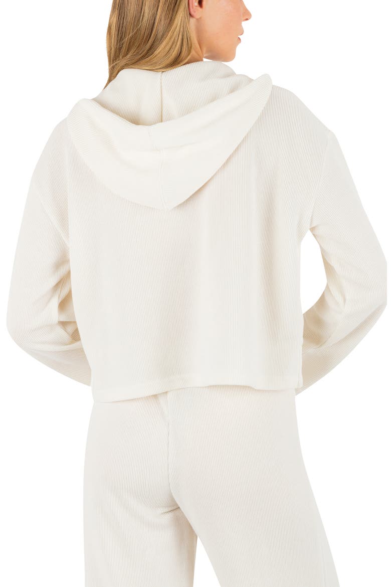 Positano Rib Hoodie, Alternate, color, TOFU