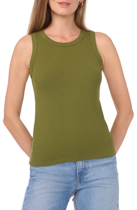 Fitted Ribbed Tank Top