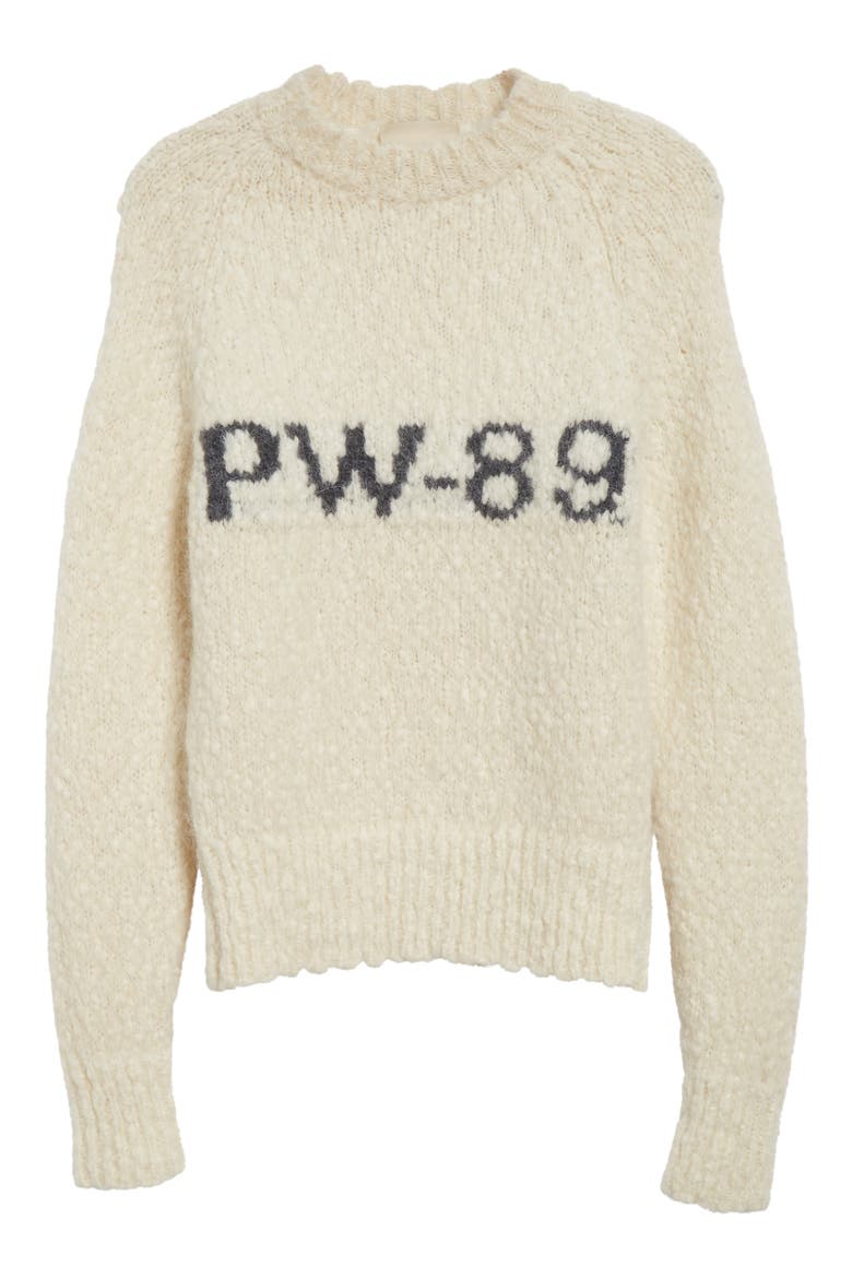 Solo Graphic Sweater, Alternate, color, ECRU