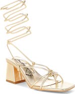 LONDON RAG Spruce Dessert Ankle Wrap Sandal