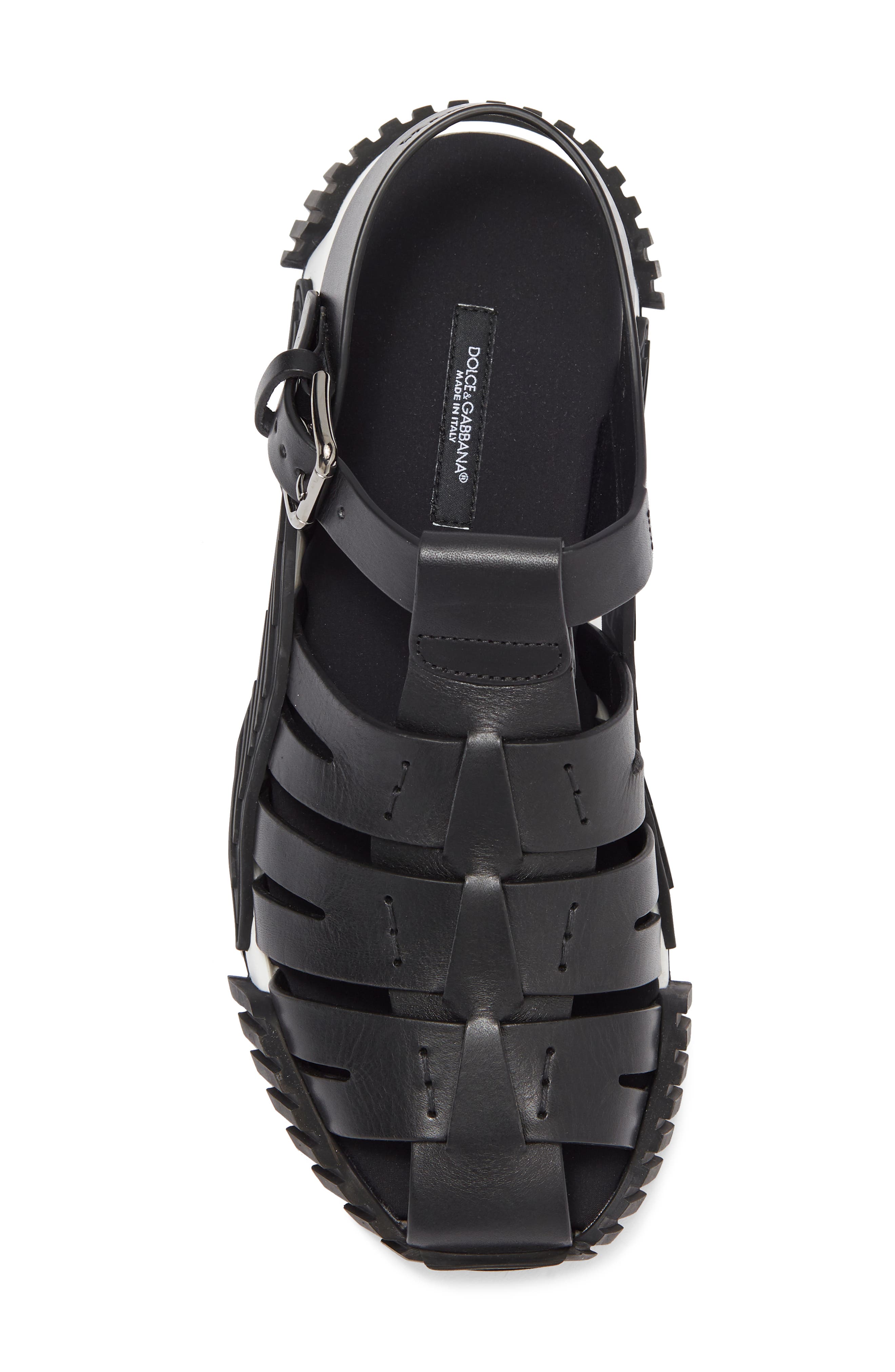 Dolce&Gabbana Leather Sandal, Alternate, color, 