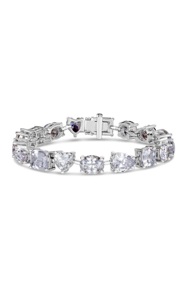 Anna Zuckerman 18 Carat Diamond Crystalline Bracelet, Main, color, Platinum