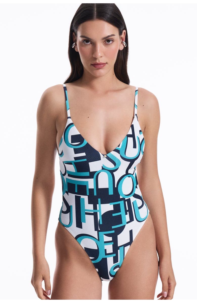 House Of Silk Bridget Extra Soft Swimsuit, Main, color, Multicolor