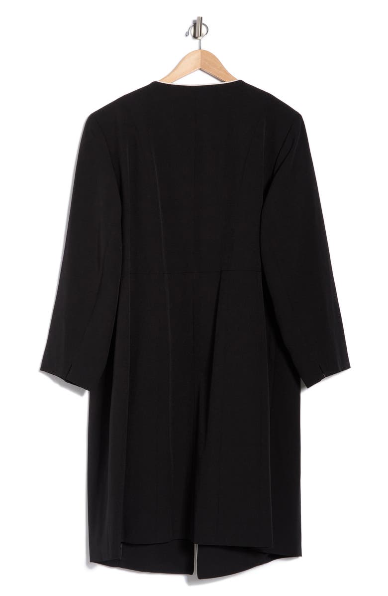 KASPER Corded Topper, Alternate, color, Black/ Vanilla Ice