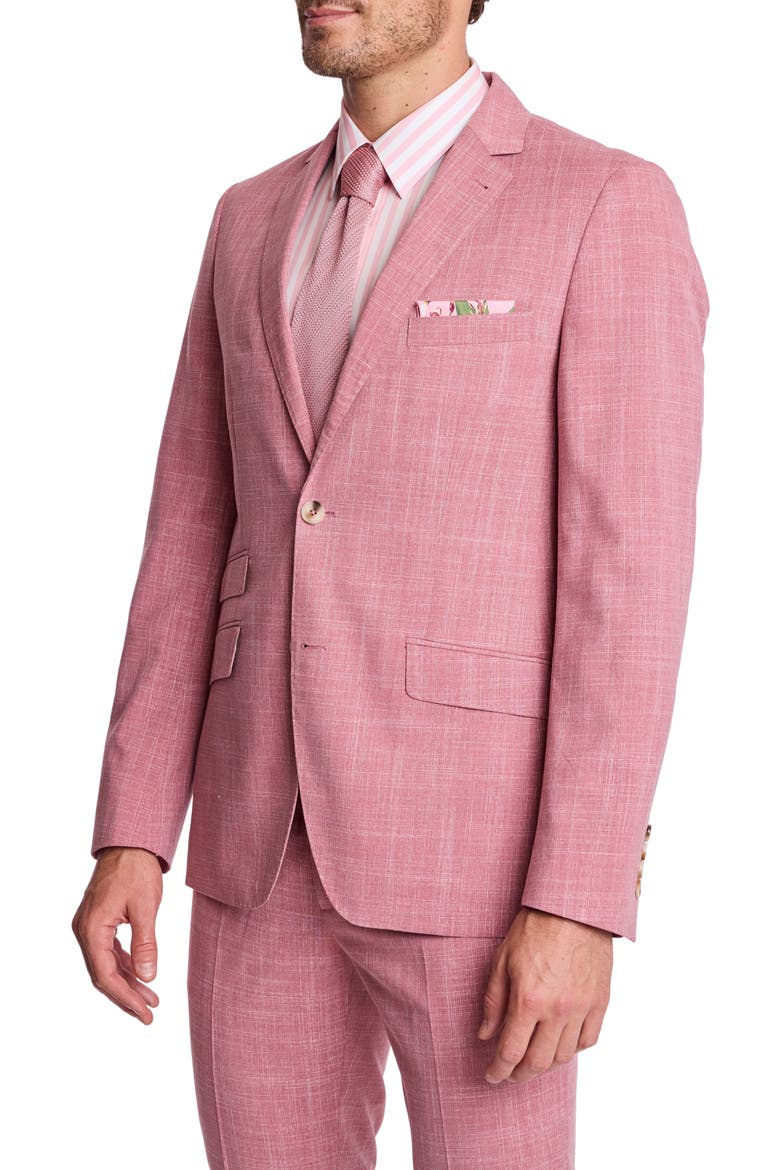 Dover Slim Fit Sport Coat, Alternate, color, PINK QUARTZ