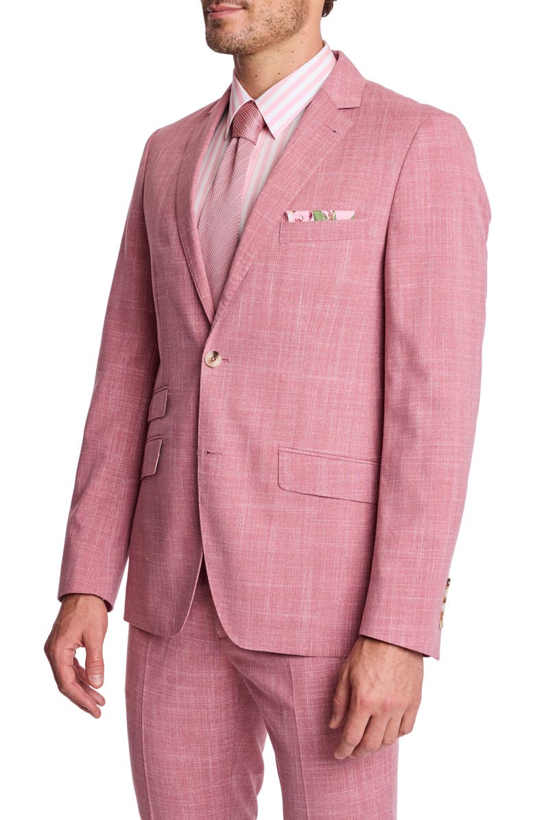 PAISLEY & GRAY Dover Slim Fit Sport Coat, Alternate, color, Pink Quartz
