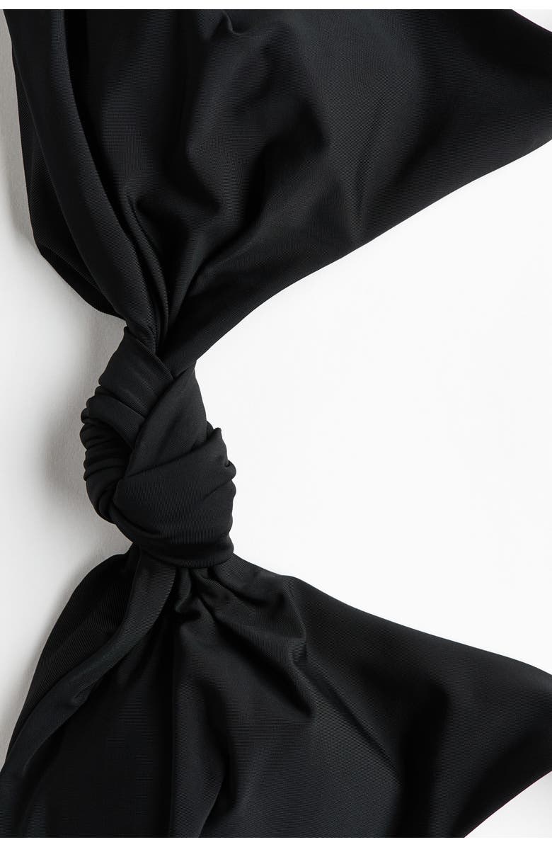 H&M Padded Bikini Top, Alternate, color, Black