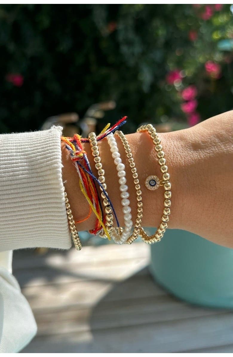 Alexa Leigh Protection Bracelet, Alternate, color, Yellow Gold