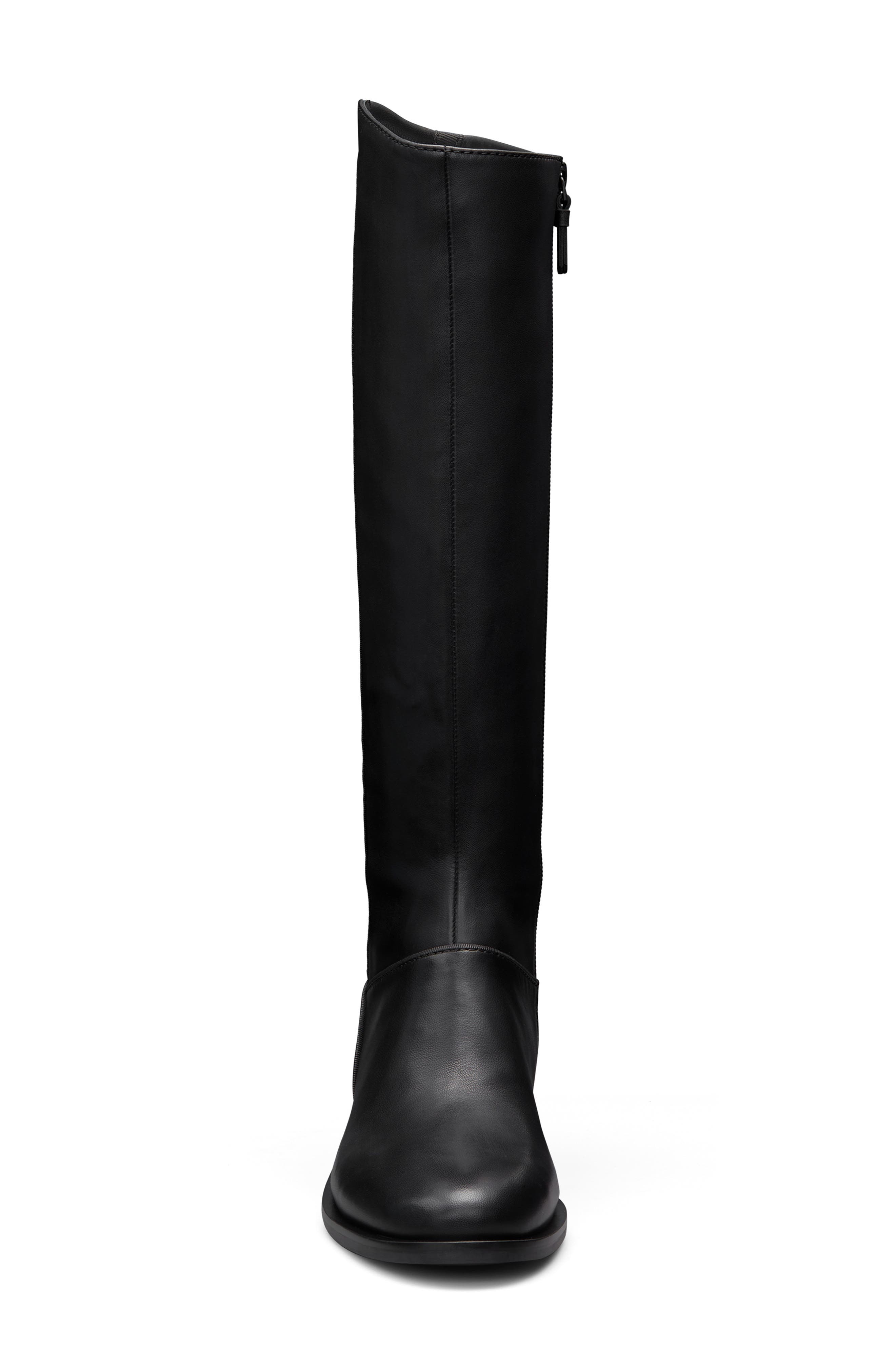 Women's The Starling Loafer Tall Boot Suede, Alternate, color, BLACK SUEDE