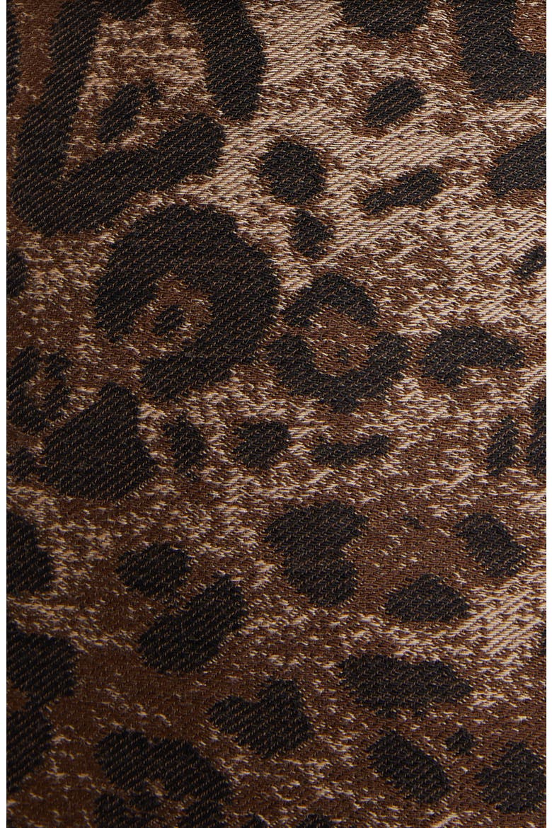Leopard Print Jacquard Crop Jacket, Alternate, color, PRINT LEO