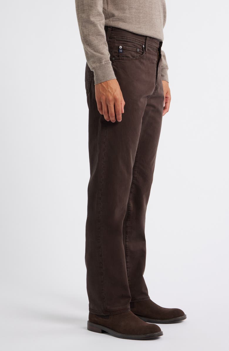 AG Protégé Italian Light Bedford Straight Leg Pants, Alternate, color, Sulfur Bitter Chocolate