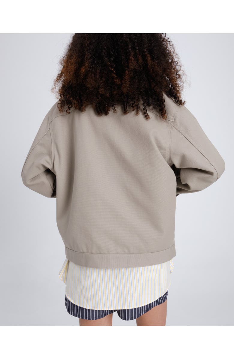 Hommegirls Work Jacket, Alternate, color, Grey Canvas