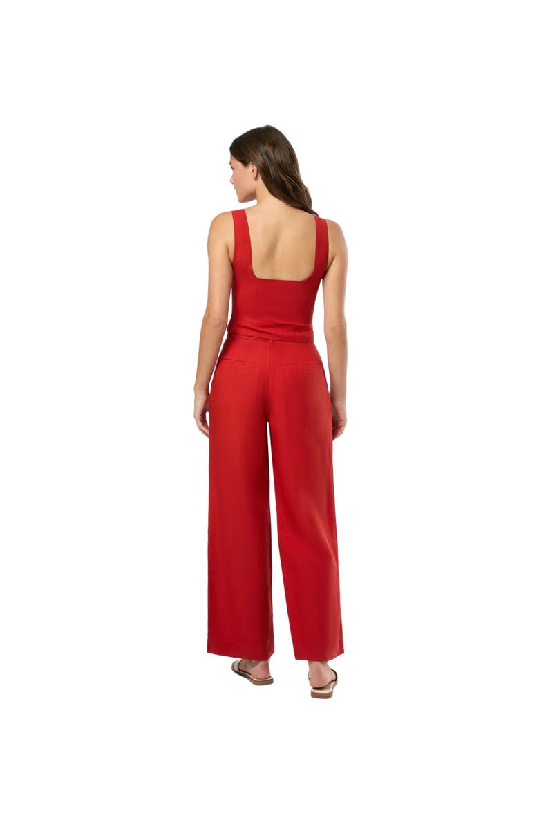 Onia Air Linen Pleated Trouser, Alternate, color, 